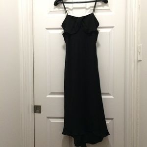 Armani Collezioni - Black Silk Spaghetti Strap Dress